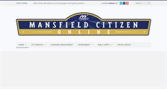 Desktop Screenshot of mansfieldcitizenonline.com